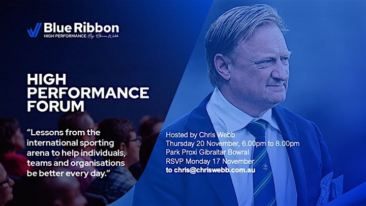 High Performance Forum with Chris Webb