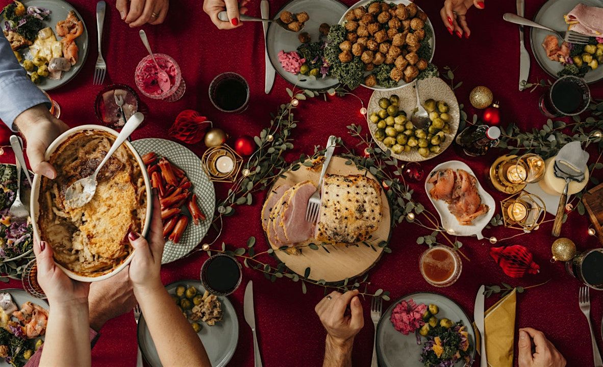 Holiday Event Buffet Feast by Catering Management