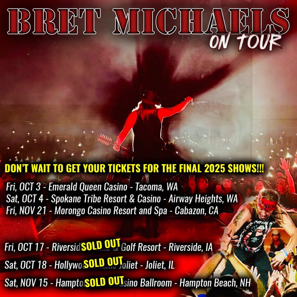 Bret Michaels at Hampton Beach Casino Ballroom