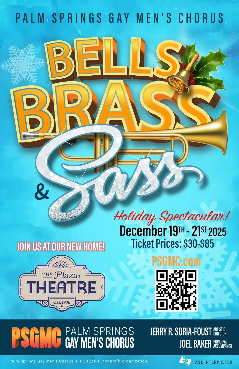 Palm Springs Gay Men's Chorus: Bells, Brass and Sass at Plaza Theatre - Palm Springs