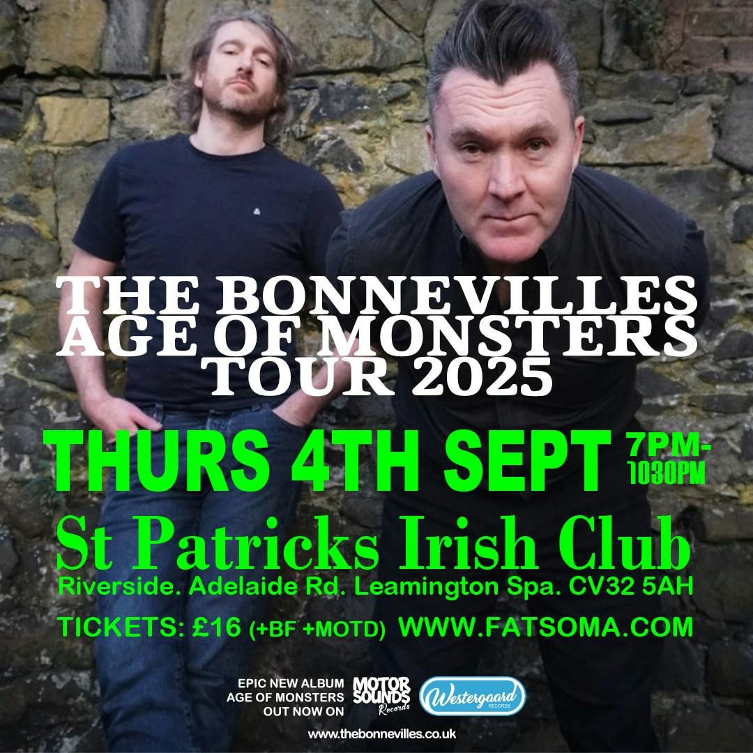 THE BONNEVILLES - AGE OF MONSTERS TOUR 2025