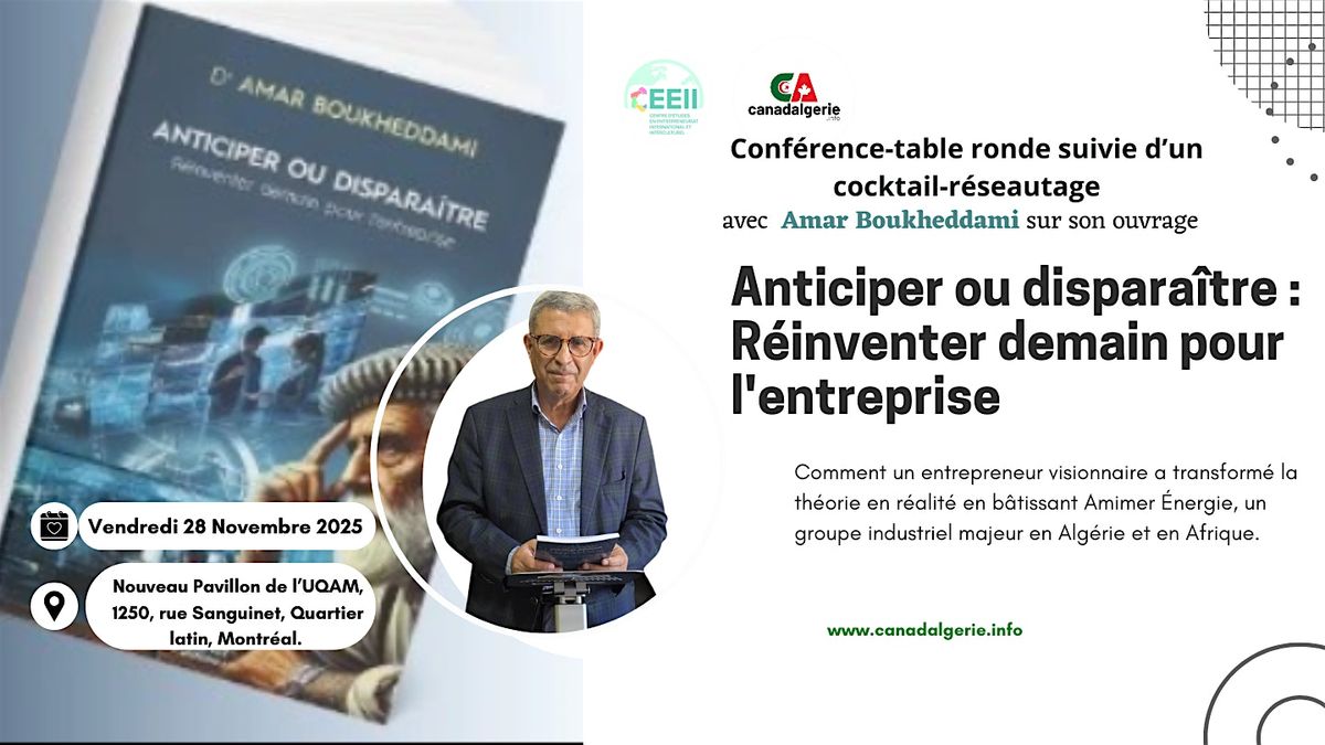 Anticiper ou dispara\u00eetre : R\u00e9inventer demain pour l'entreprise