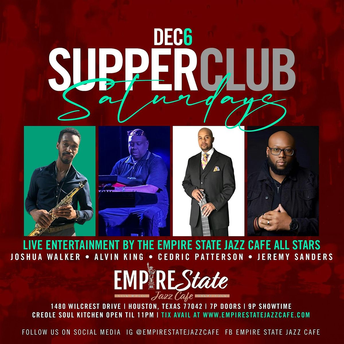 12\/6 - The Empire State Jazz Cafe All Stars Saturday