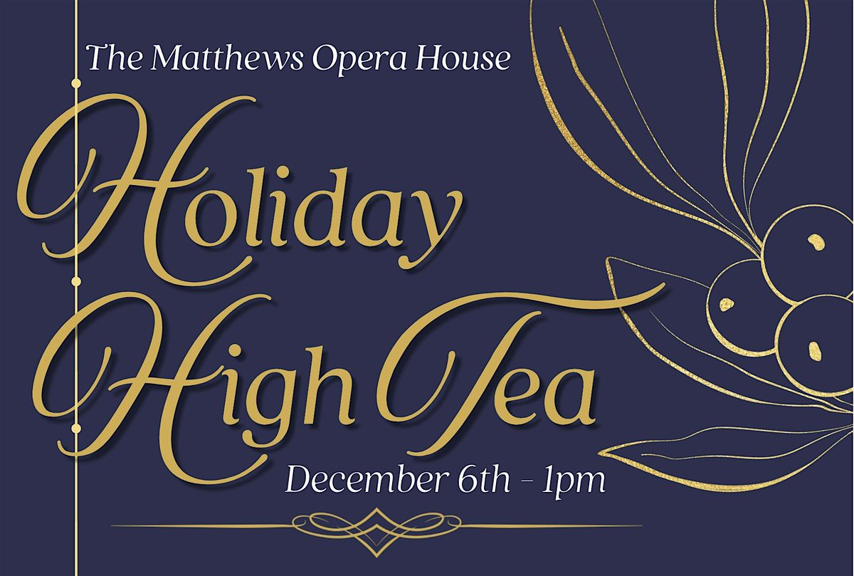 Holiday High Tea