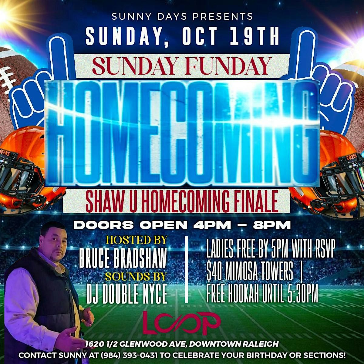 Sunday Funday Shaw U Homecoming Finale