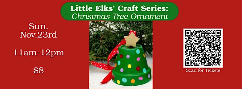 Little Elks\u2019 Craft Series: Christmas Tree Ornament