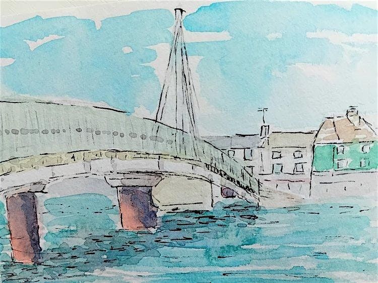 Urban Sketching - pen & wash
