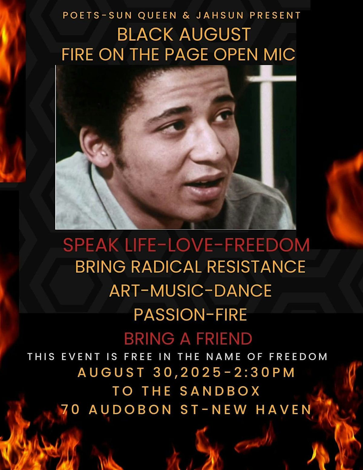 Black August Fire on the Page Open Mic