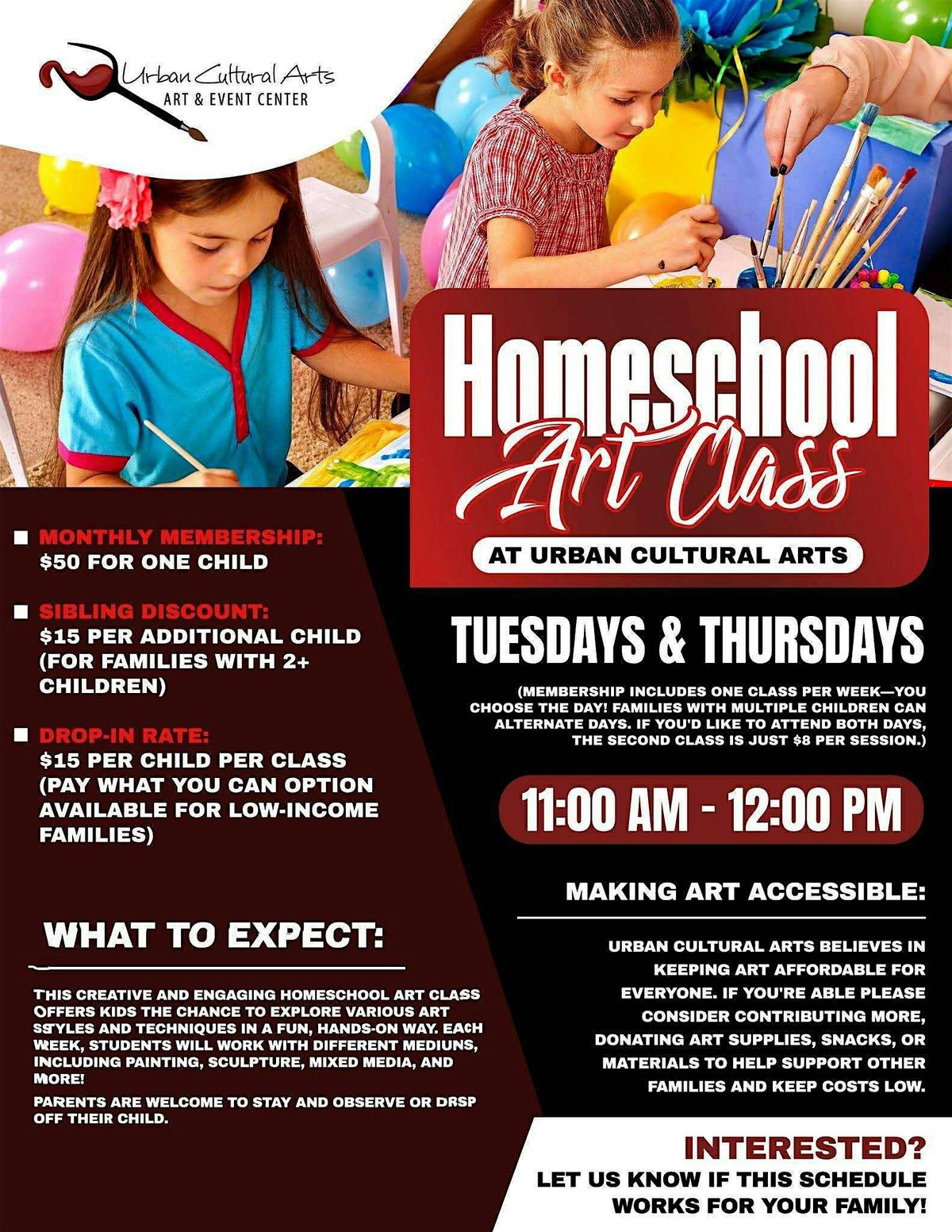 Homeschool Art Class