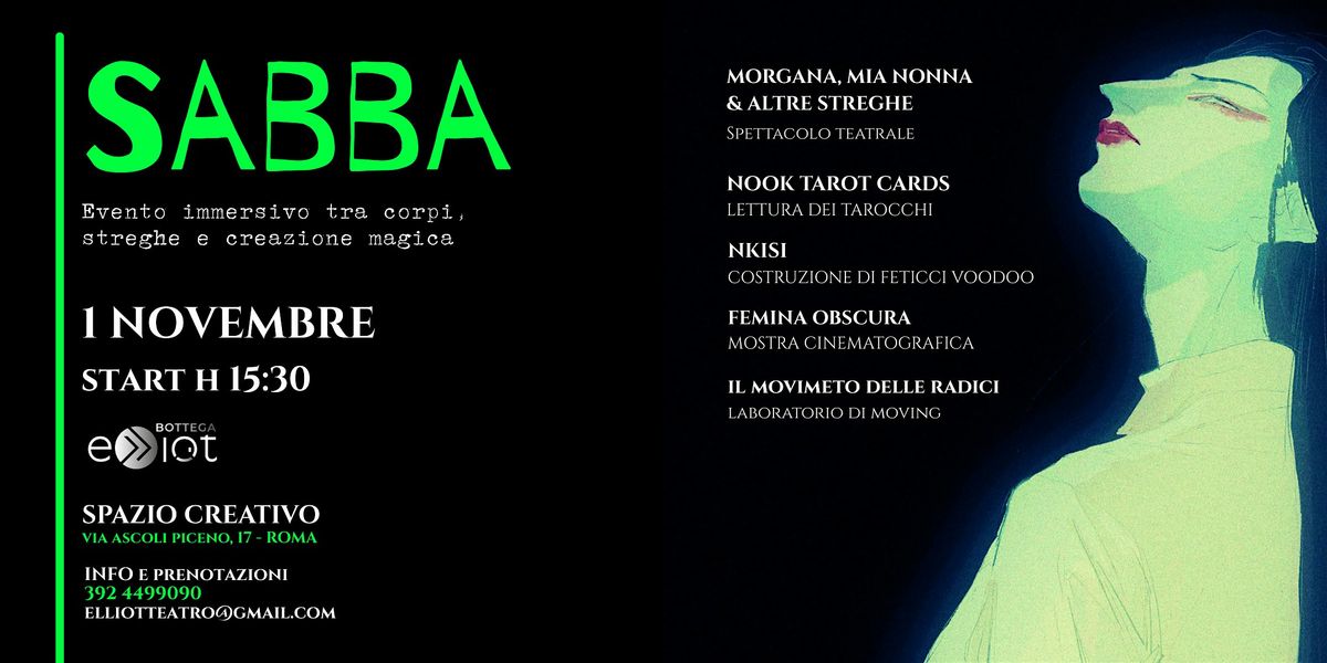 SABBA | Evento immersivo tra corpi, streghe e creazione magica