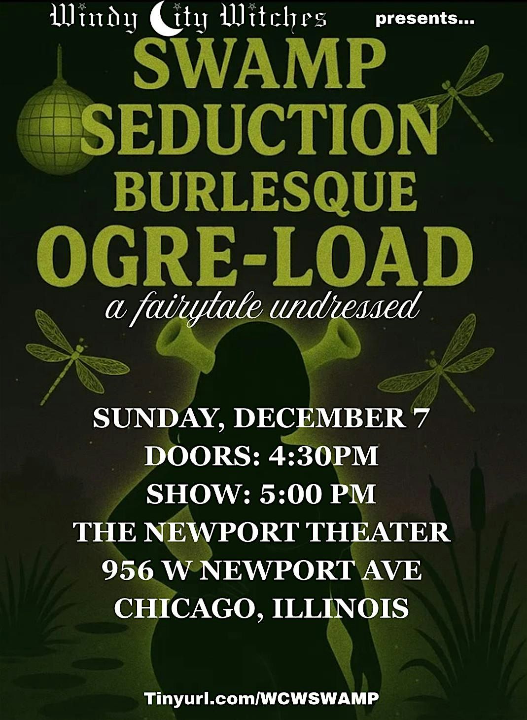 The Windy City Witches present Swamp Seduction: Burlesque OgreLoad