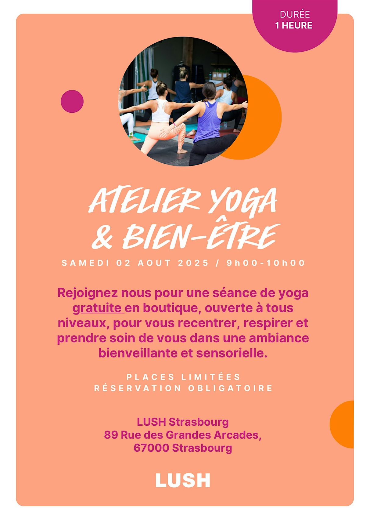 Atelier Yoga et bien-\u00eatre