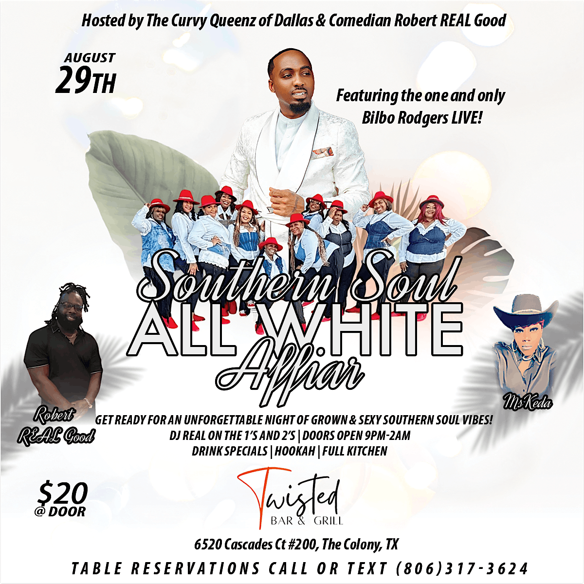 All White Affair Bilbo Rodgers, MsKeda, Curvy Queens, Robert Real Good