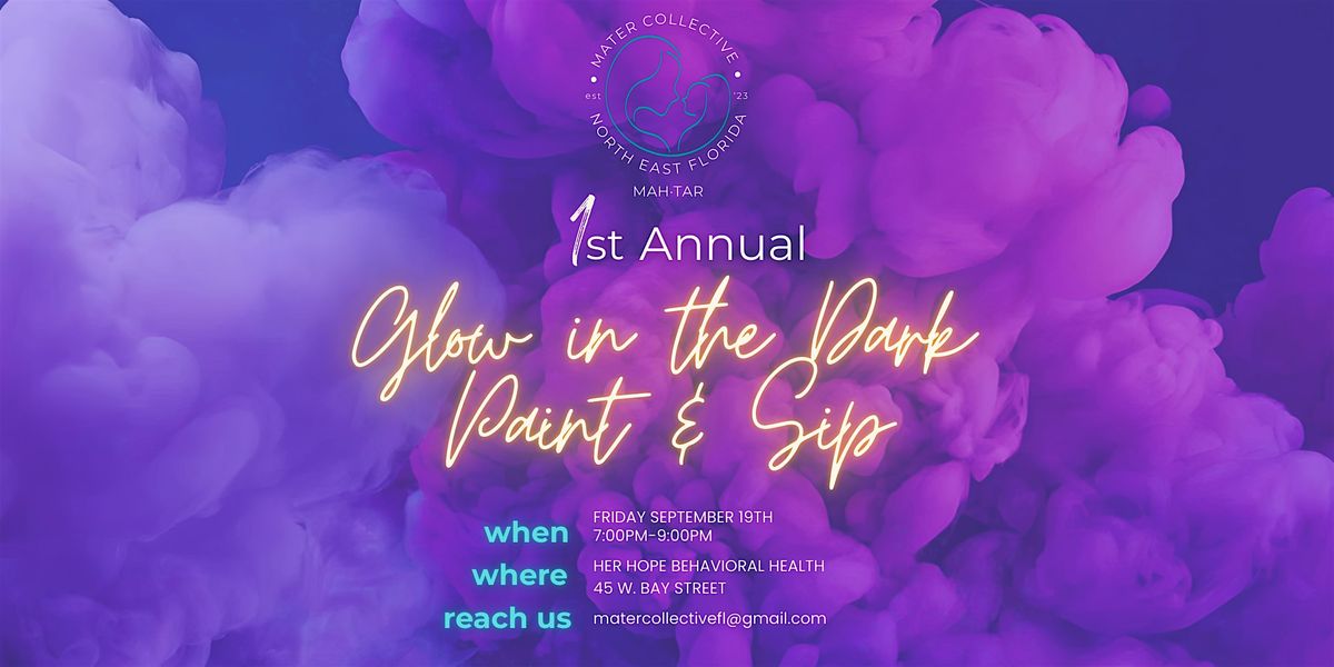 Glow In The Dark Paint & Sip