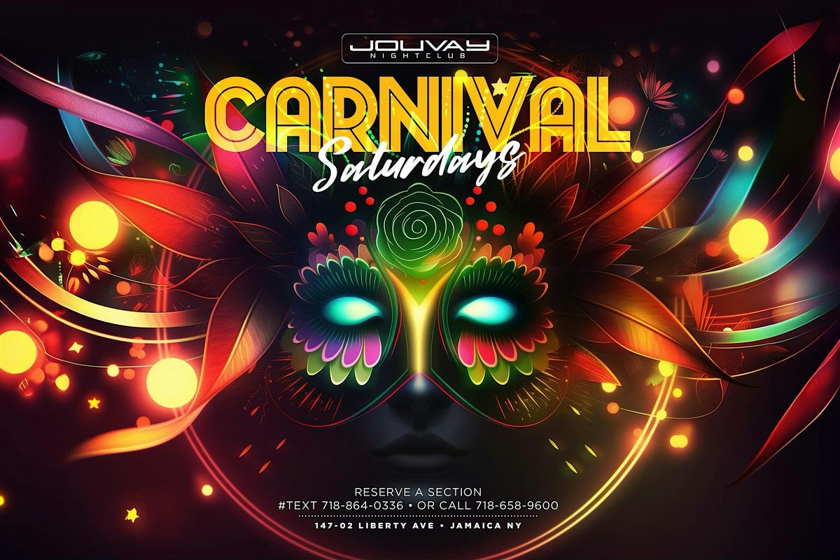 Carnival Saturdays at Jouvay Lounge (Hip Hop and Reggae)