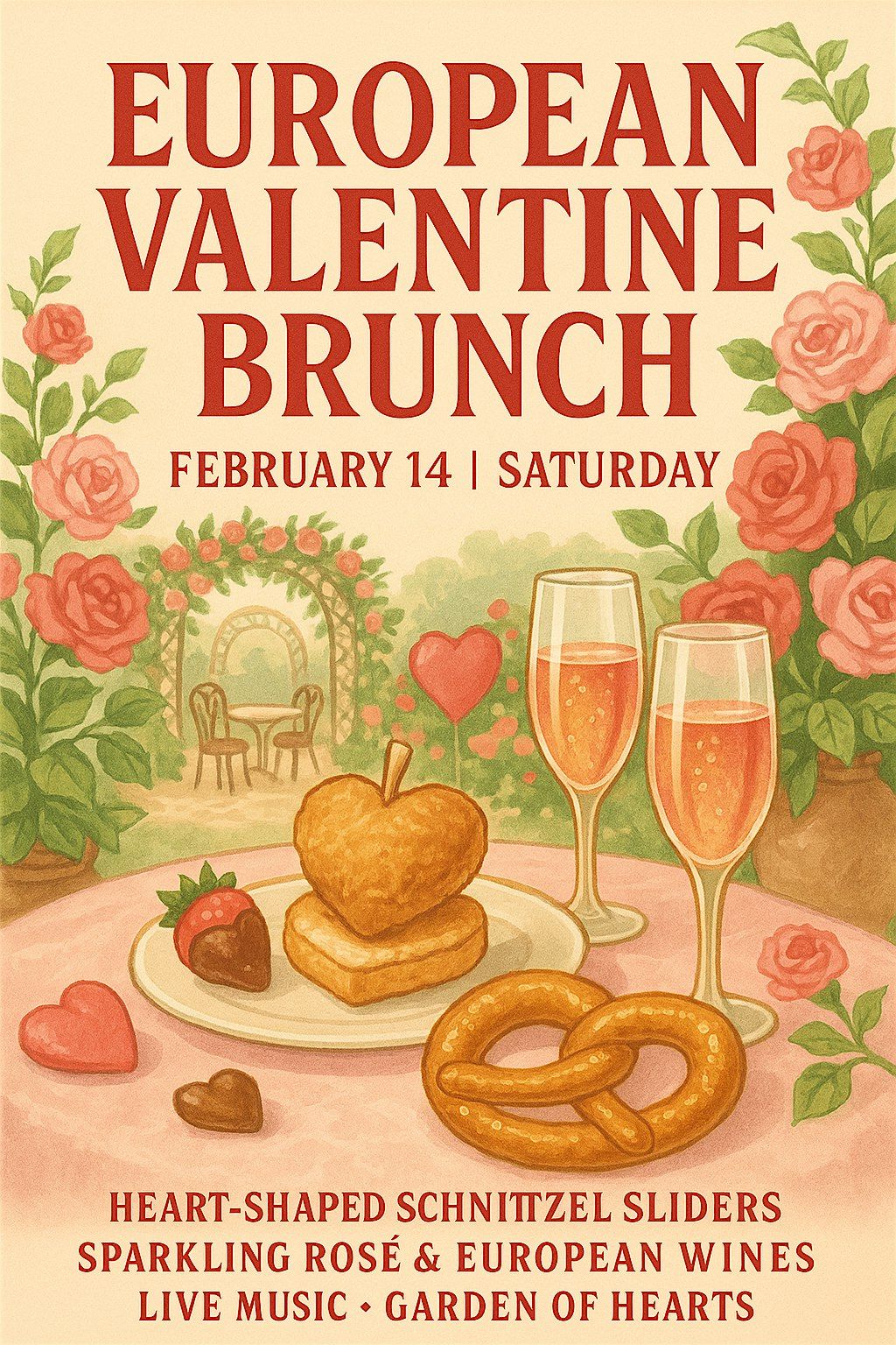 European Valentine Brunch