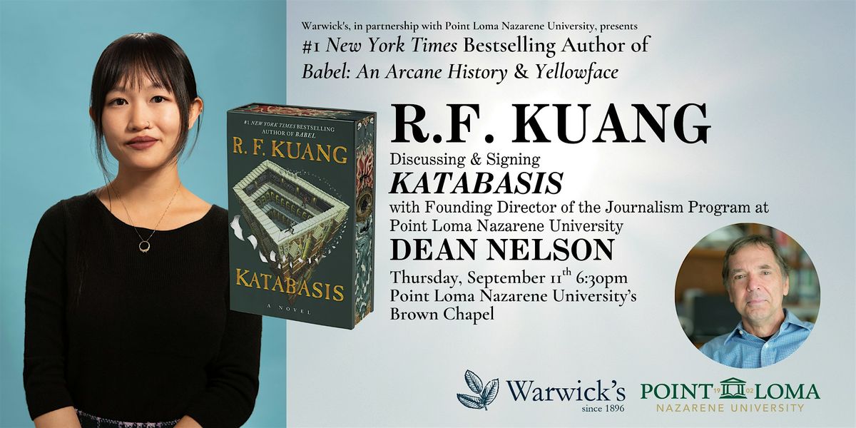 R. F. Kuang discussing KATABASIS w\/Dean Nelson