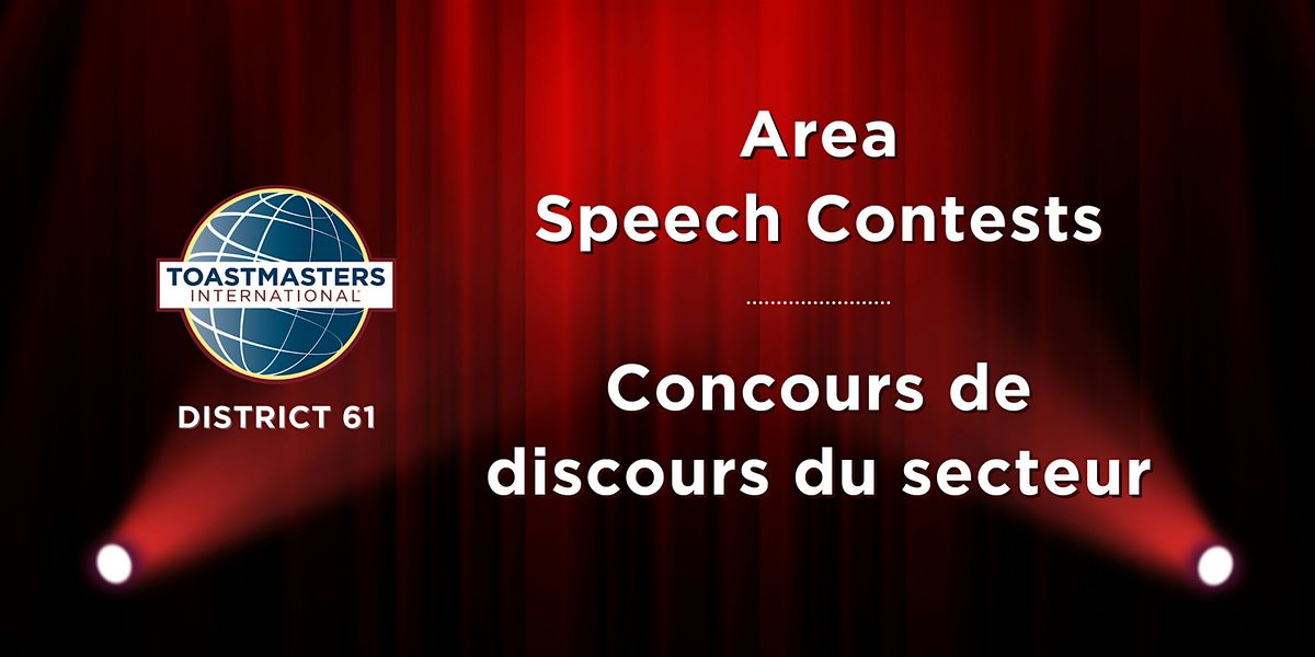 Toastmasters District 61 Area 20 & 21 Speech Contests