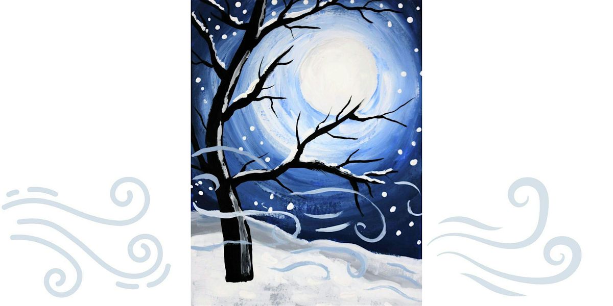 \u201cWindy Night\u201d Acrylic Painting Class