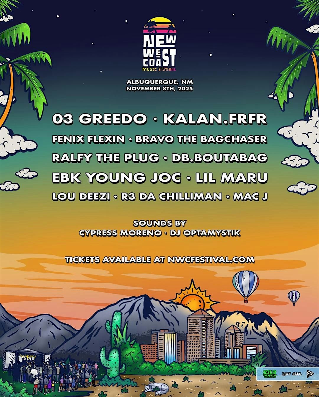 New West Coast Music Festival Albuquerque New Mexico