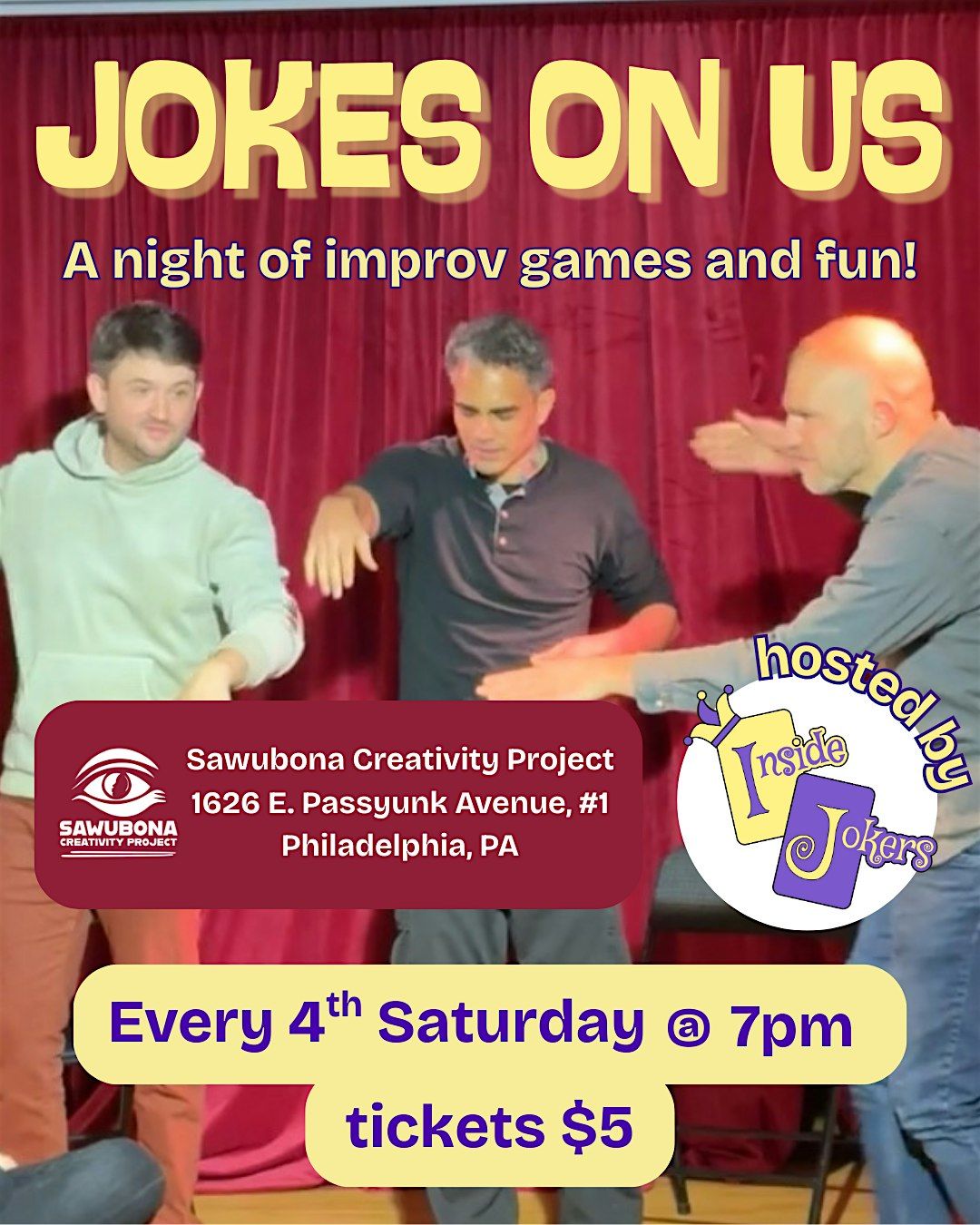 Jokes On Us: Improv Game Night