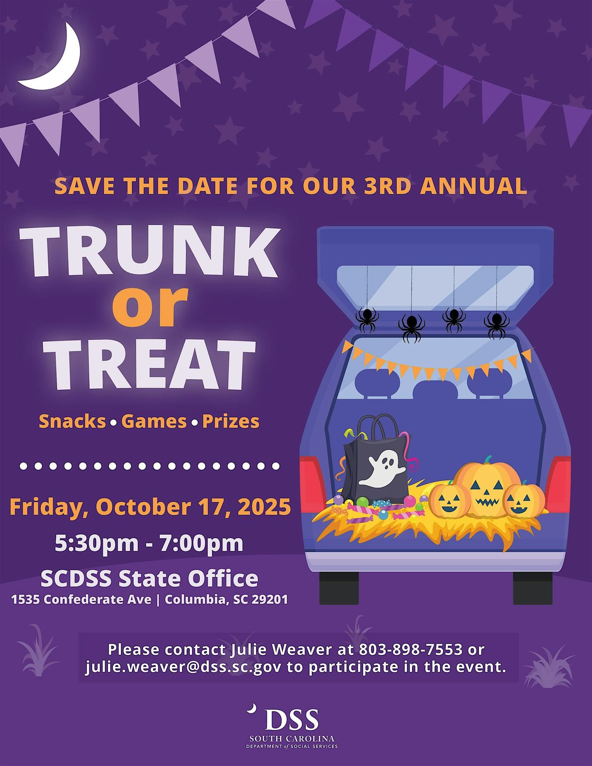 Trunk or Treat 2025 Free Open to the Public