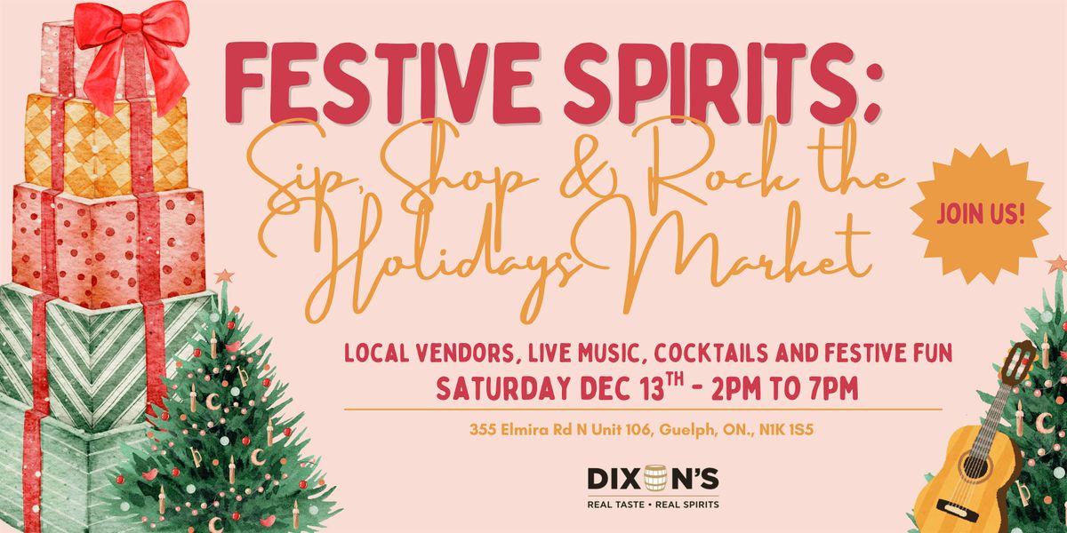 Festive Spirits: Sip, Shop & Rock the Holidays