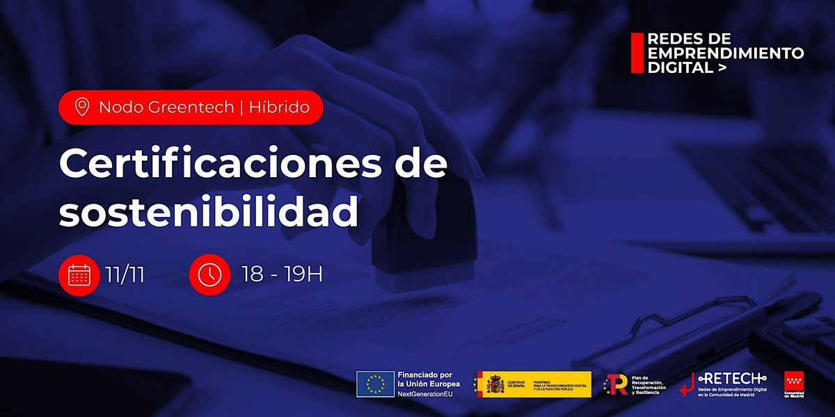 Certificaciones de sostenibilidad