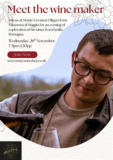 Italian wine tasting with Filippo of Palazzona di Maggio