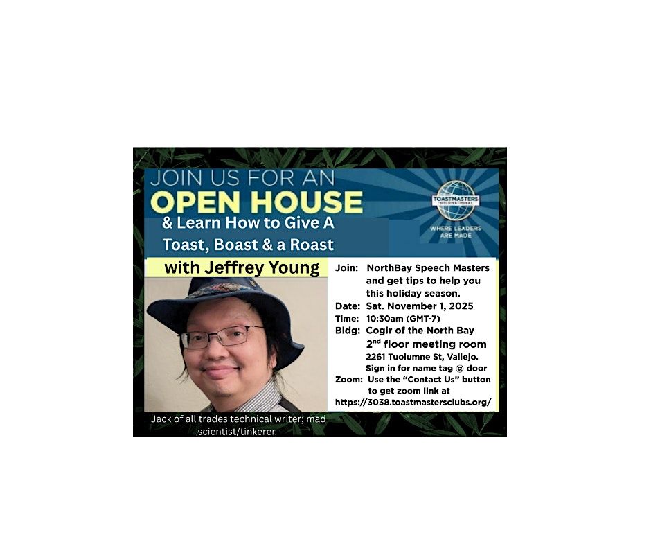 Learn How to Give "A Toast, A Boast, and A Roast" with Jeffrey Young