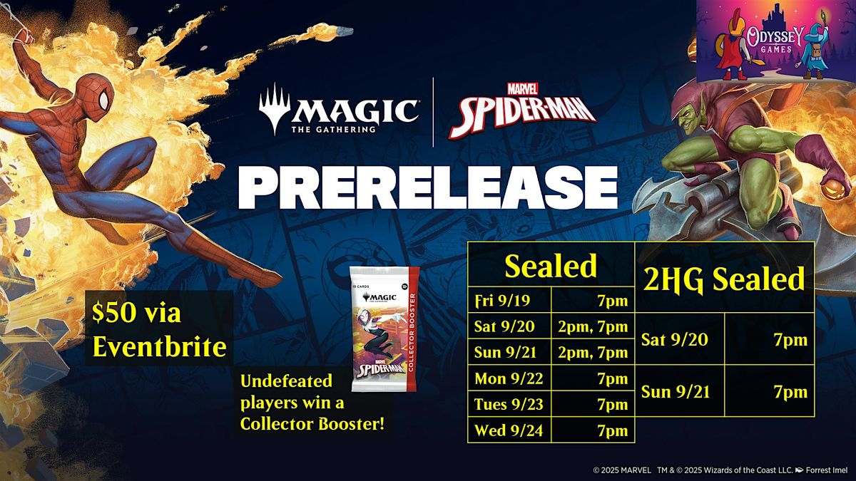 Marvel's Spider-Man Prerelease @ Odyssey Games Pasadena