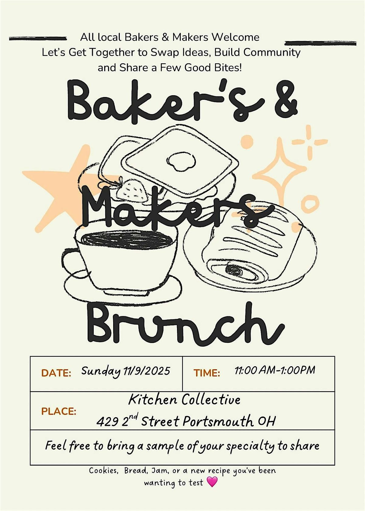 Bakers & Maker\u2019s Brunch