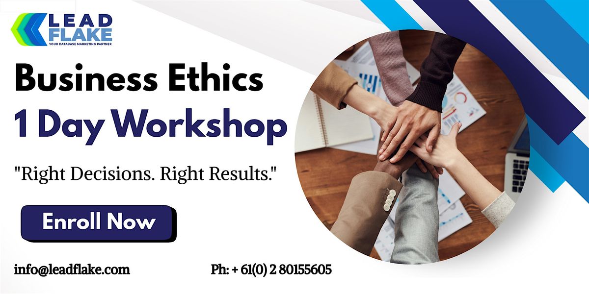 Business Ethics Workshop in Singapore