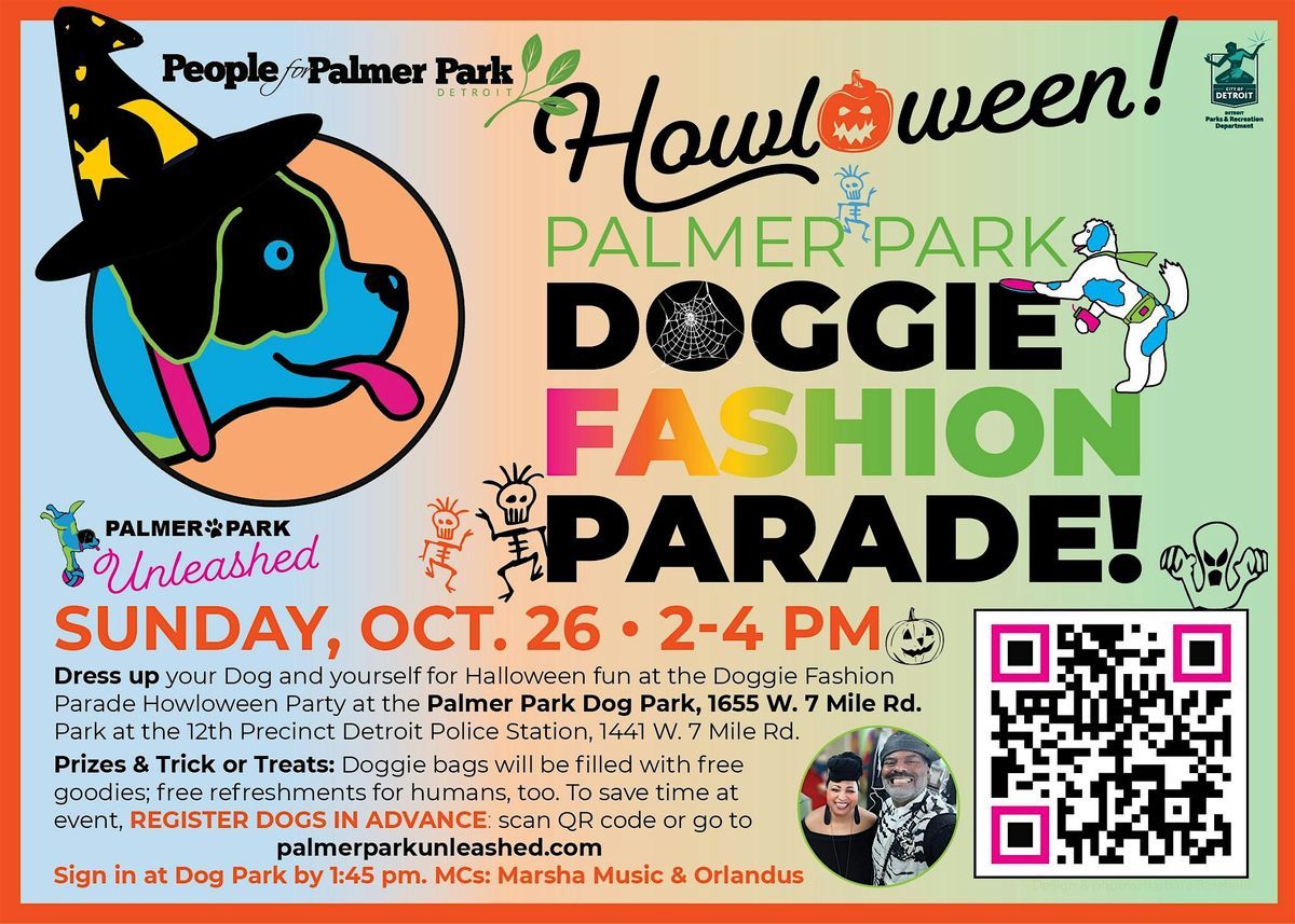 Volunteer for the Palmer Park Doggie Fashion Parade & Halloween Party!