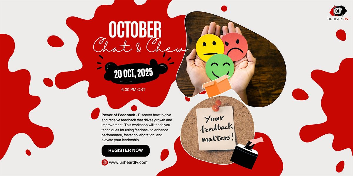 October Chat & Chew: Power of Feedback