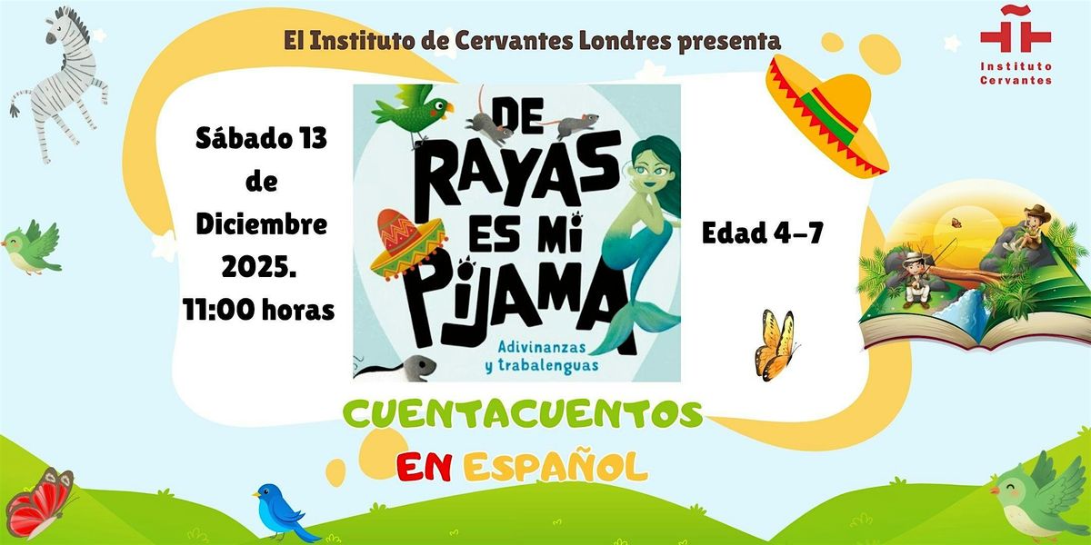Cuentacuentos: De Rayas es mi pijama - 13 diciembre