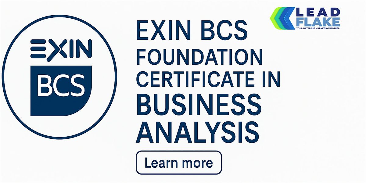Business Analysis Foundation Training in Auckland