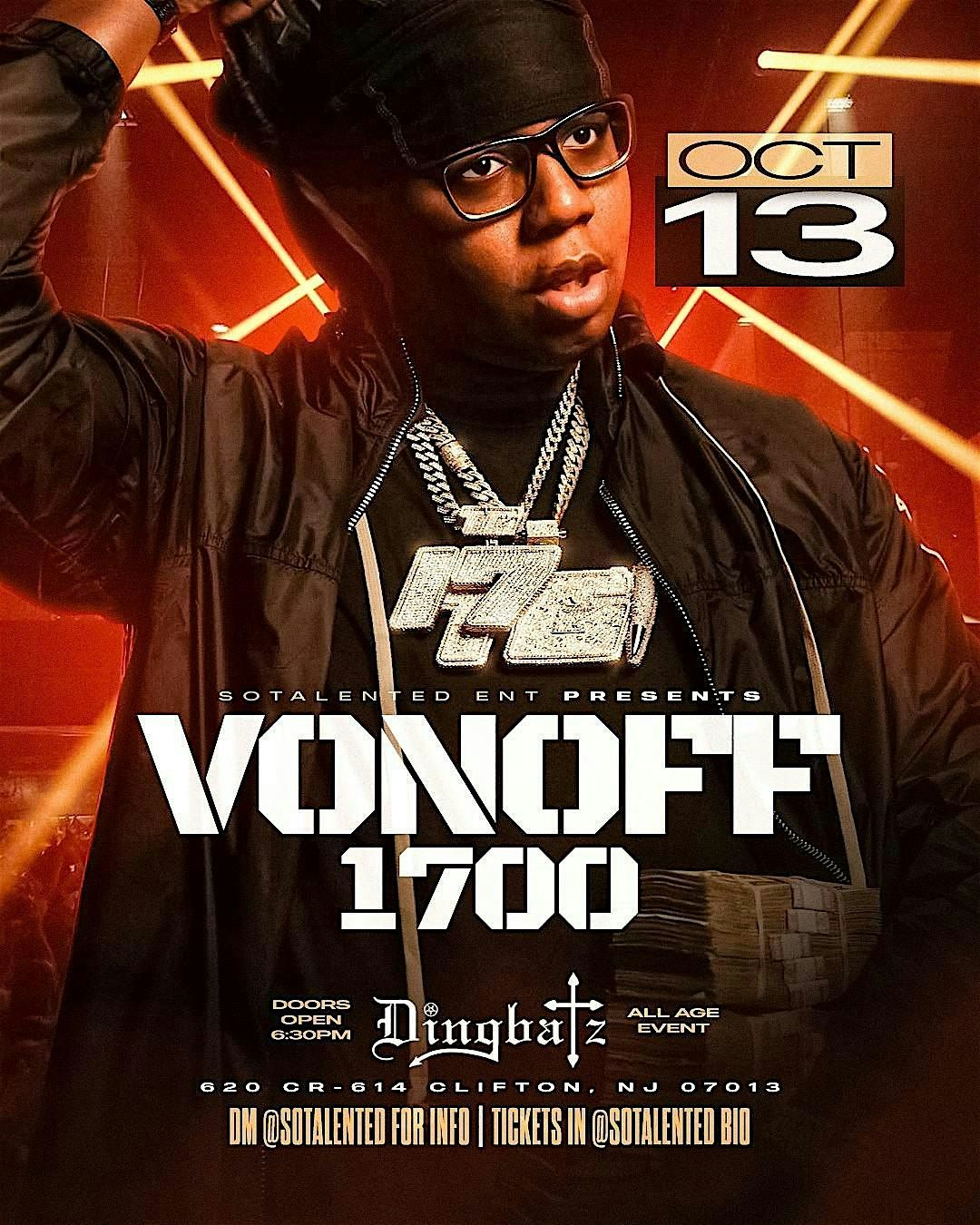 VONOFF1700 October 13th Dingbatz New Jersey