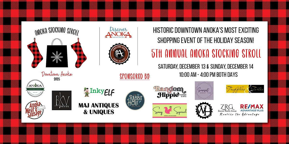 2025 Stocking Stroll: A Unique Holiday Shopping Event in Downtown Anoka