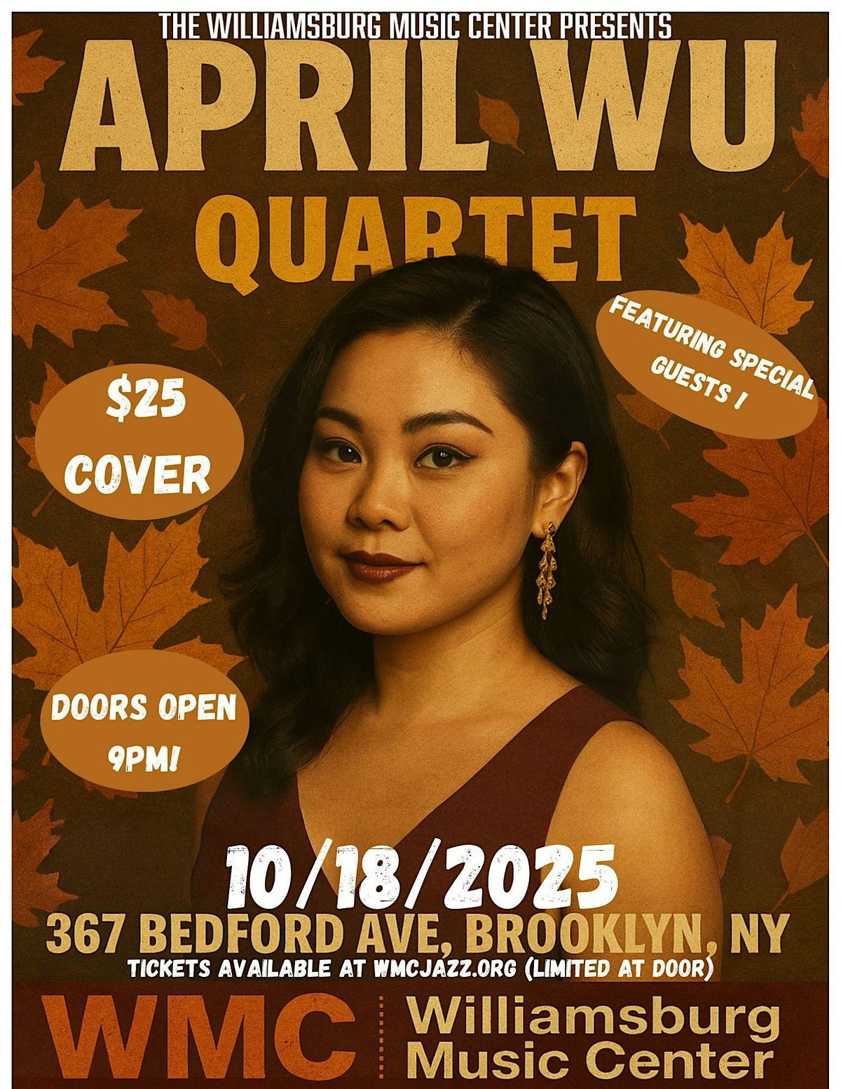 WMC presents April Wu- Live Jazz