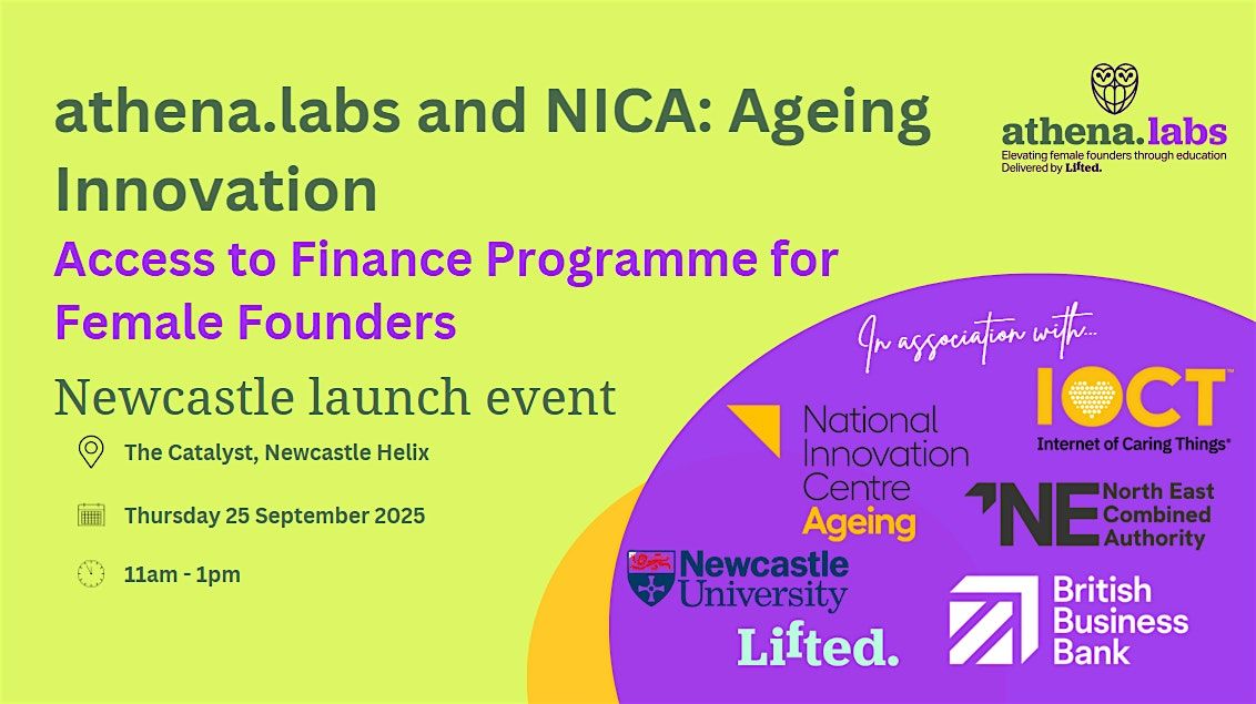Ageing Innovation: Access to Finance Programme for Female Founders