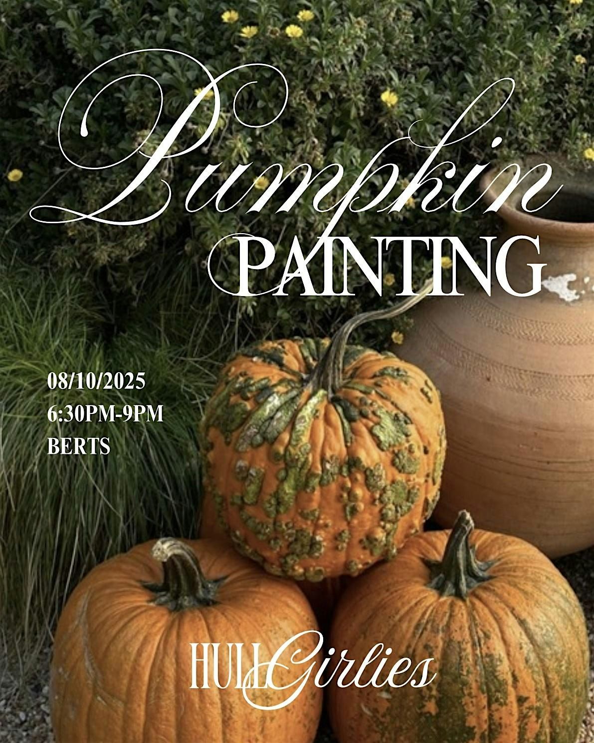 Hull Girlies Pumpkin Painting