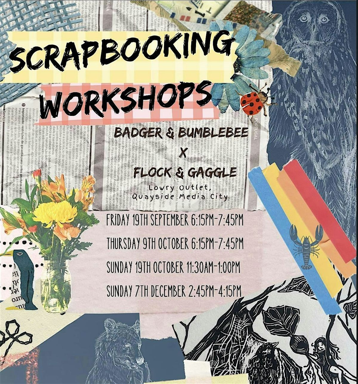 Scrapbooking Workshops at Flock & Gaggle
