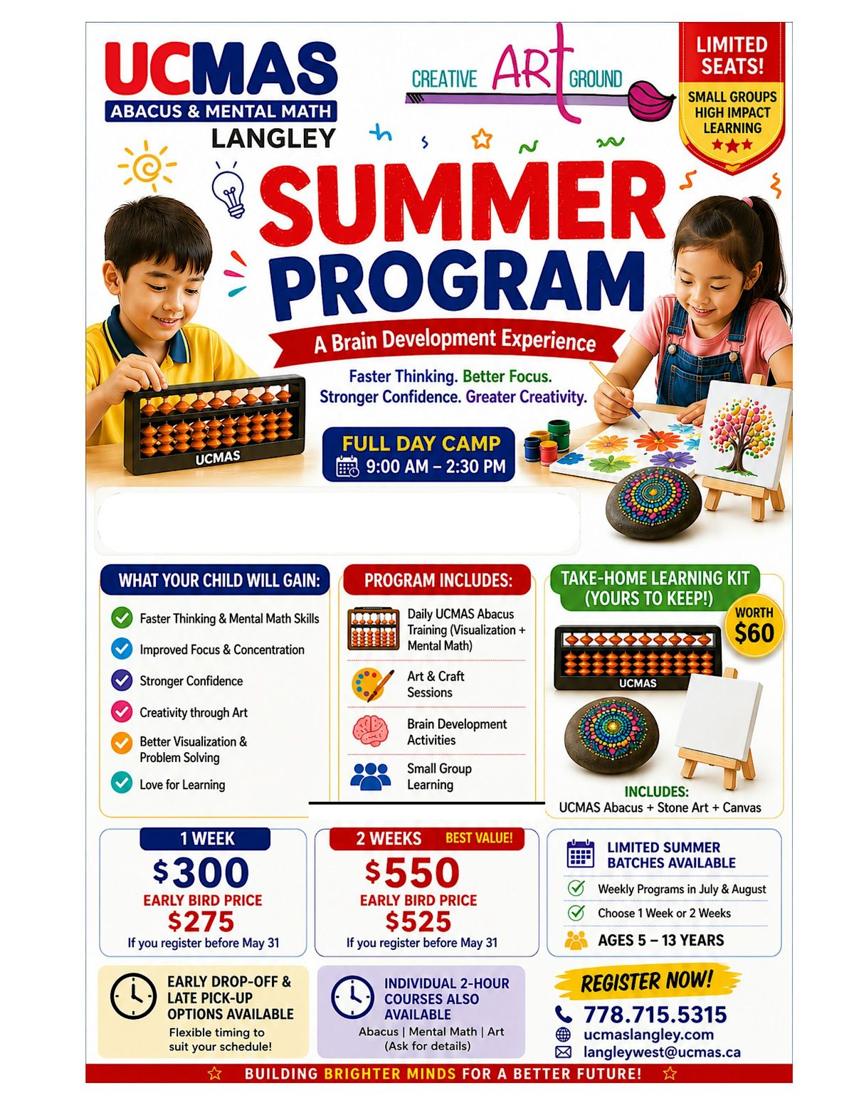 Summwe Math UCMAS Langley Summer Program 2026 at UCMAS Langley Abacus & Mental Math ...
