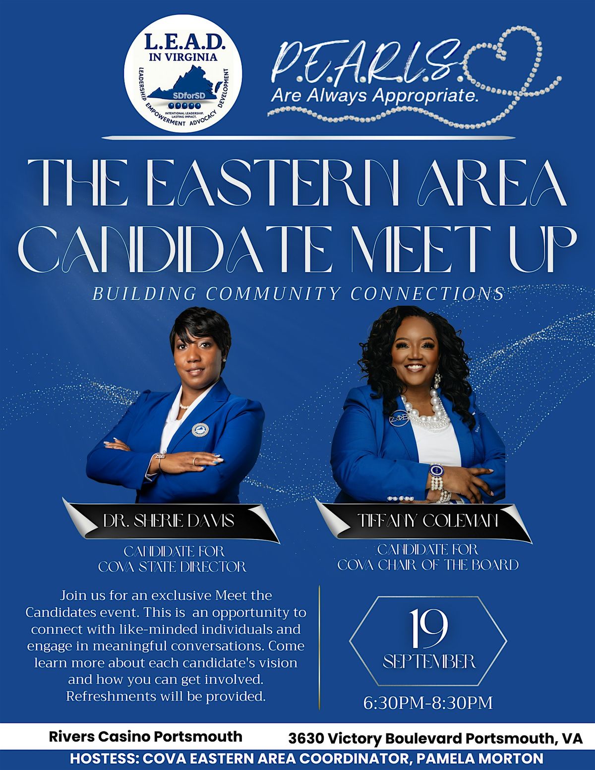 Eastern Area Meet & Greet with Dr. Sherie Davis & Tiffany Coleman