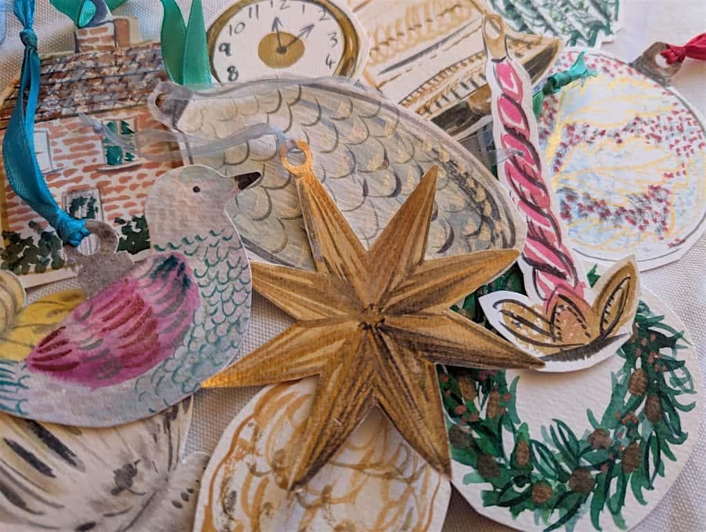 Christmas Art Class - Watercolour Tree Decorations