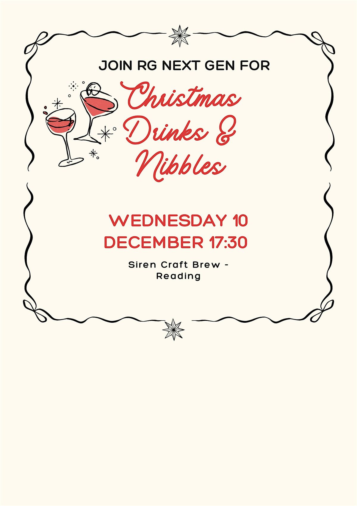 RG NextGen Christmas Jumper Drinks @ Siren