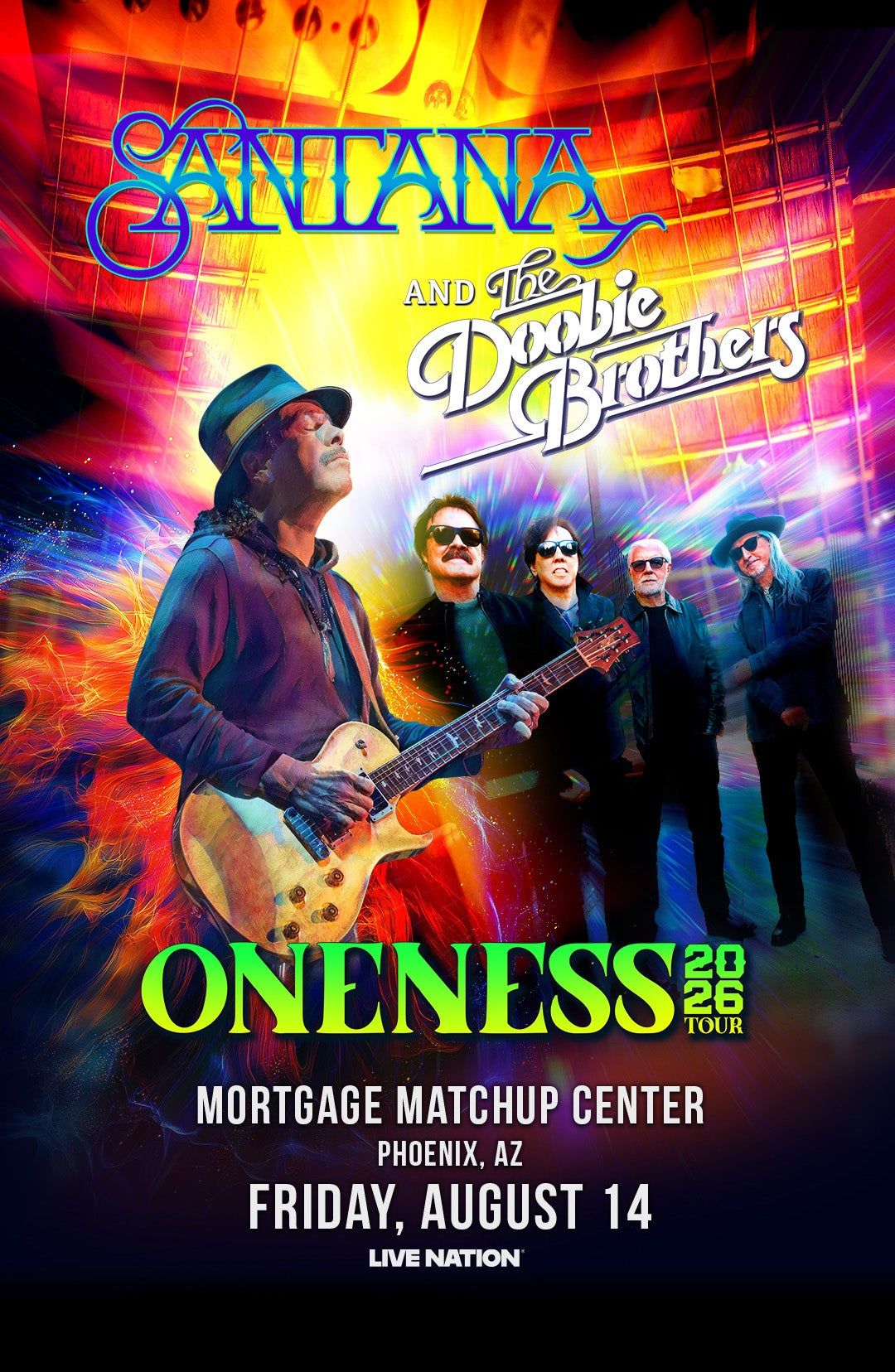 Santana & The Doobie Brothers Phoenix Tickets
