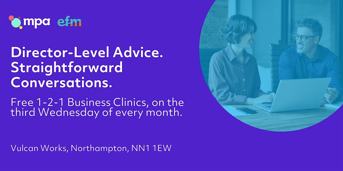 1-2-1 Business Clinics - Northampton