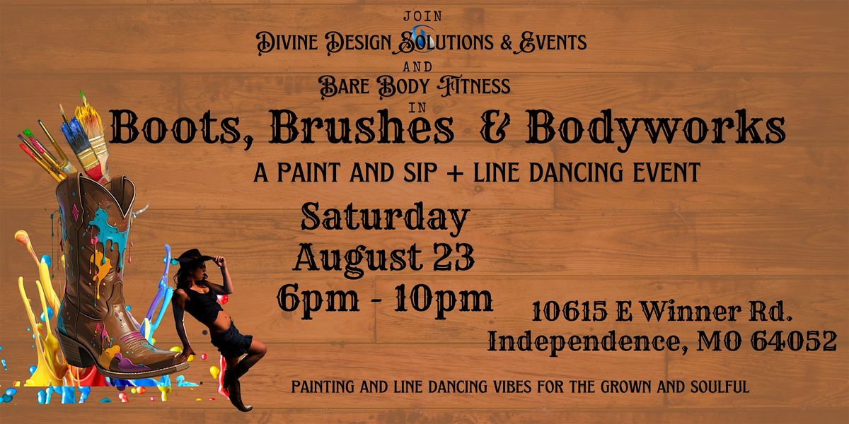 A Paint and Line Dancing Event; Boots, Brushes and Bodywork (August)